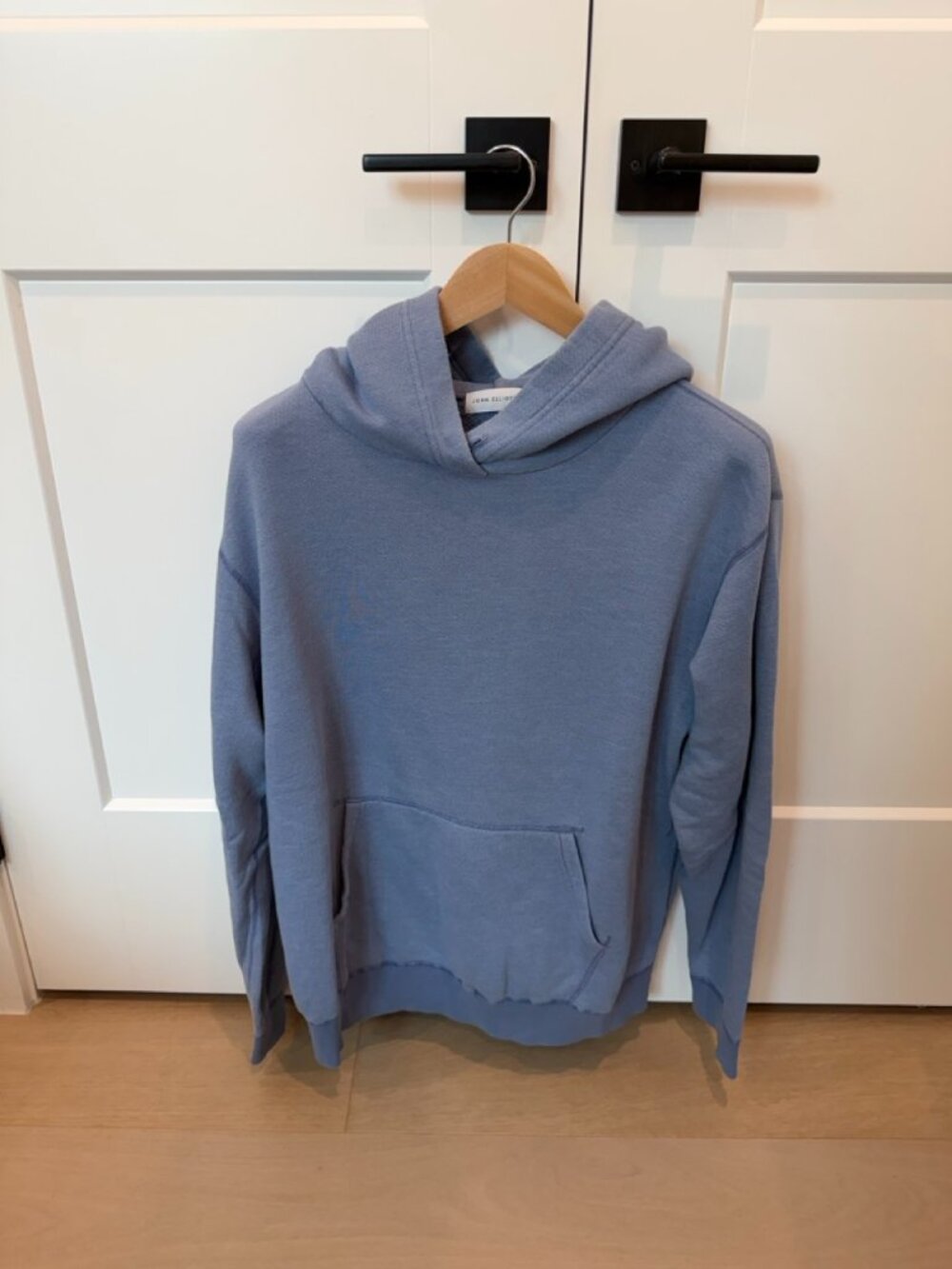 John Elliott Blue Pullover Hoodie Large